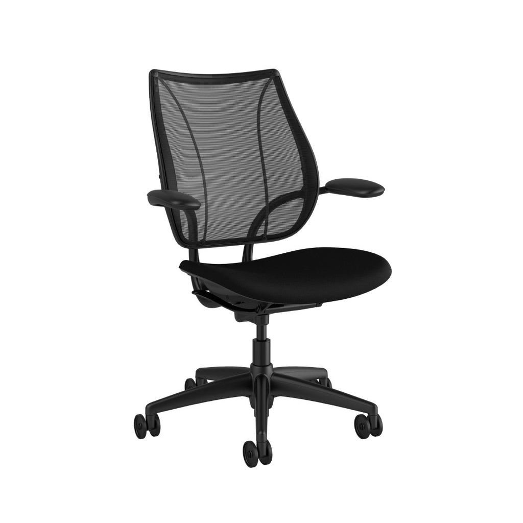Humanscale Black Liberty Chair - Adjustable Arms high quality task chair ! Spring Sale !