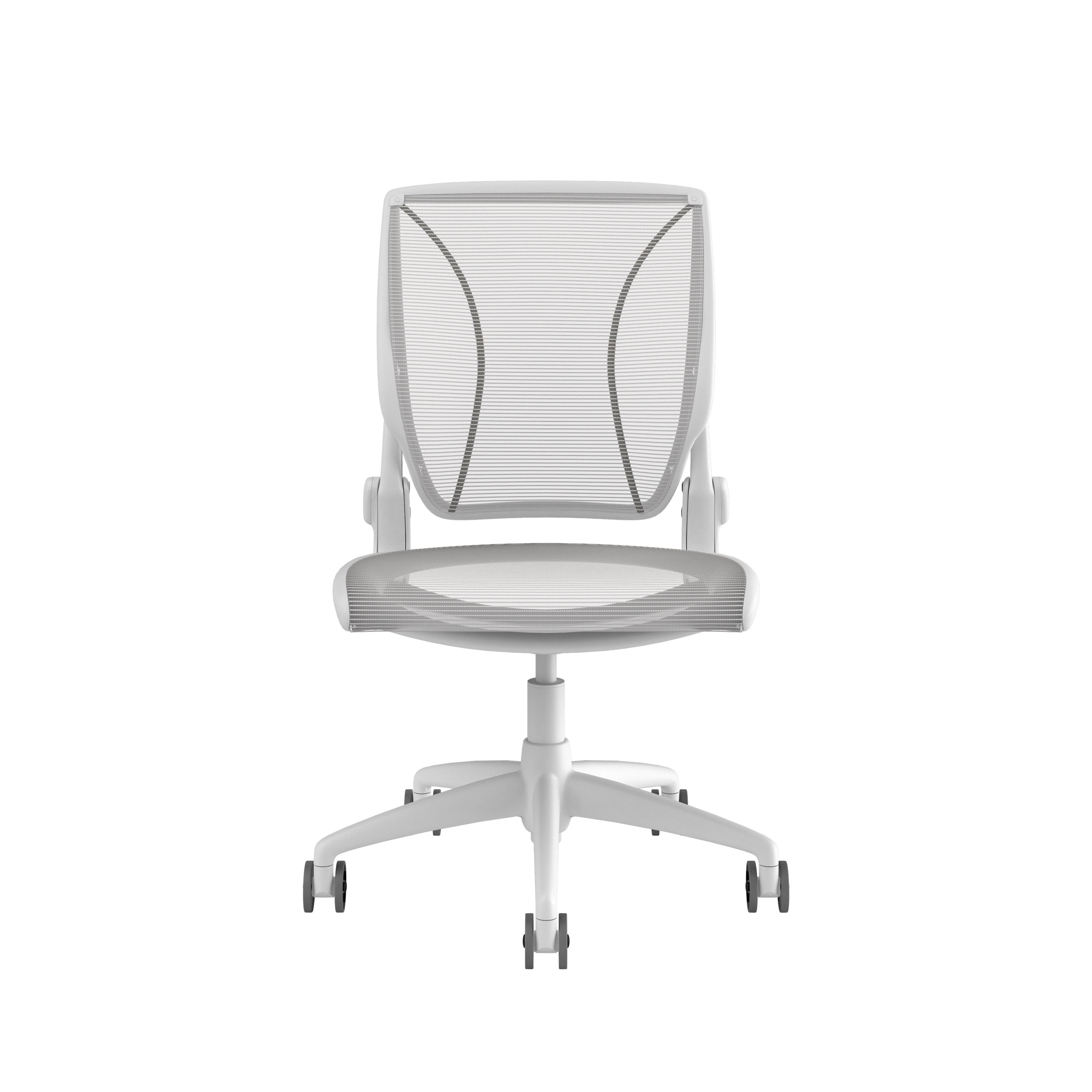 Humanscale World Chair Full Mesh - White Armless