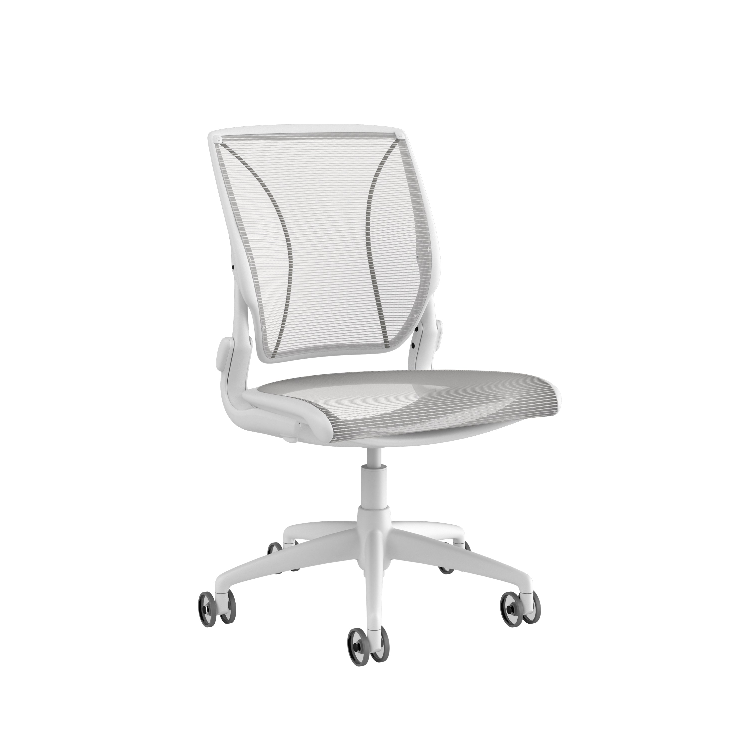 Humanscale World Chair Full Mesh - White Armless