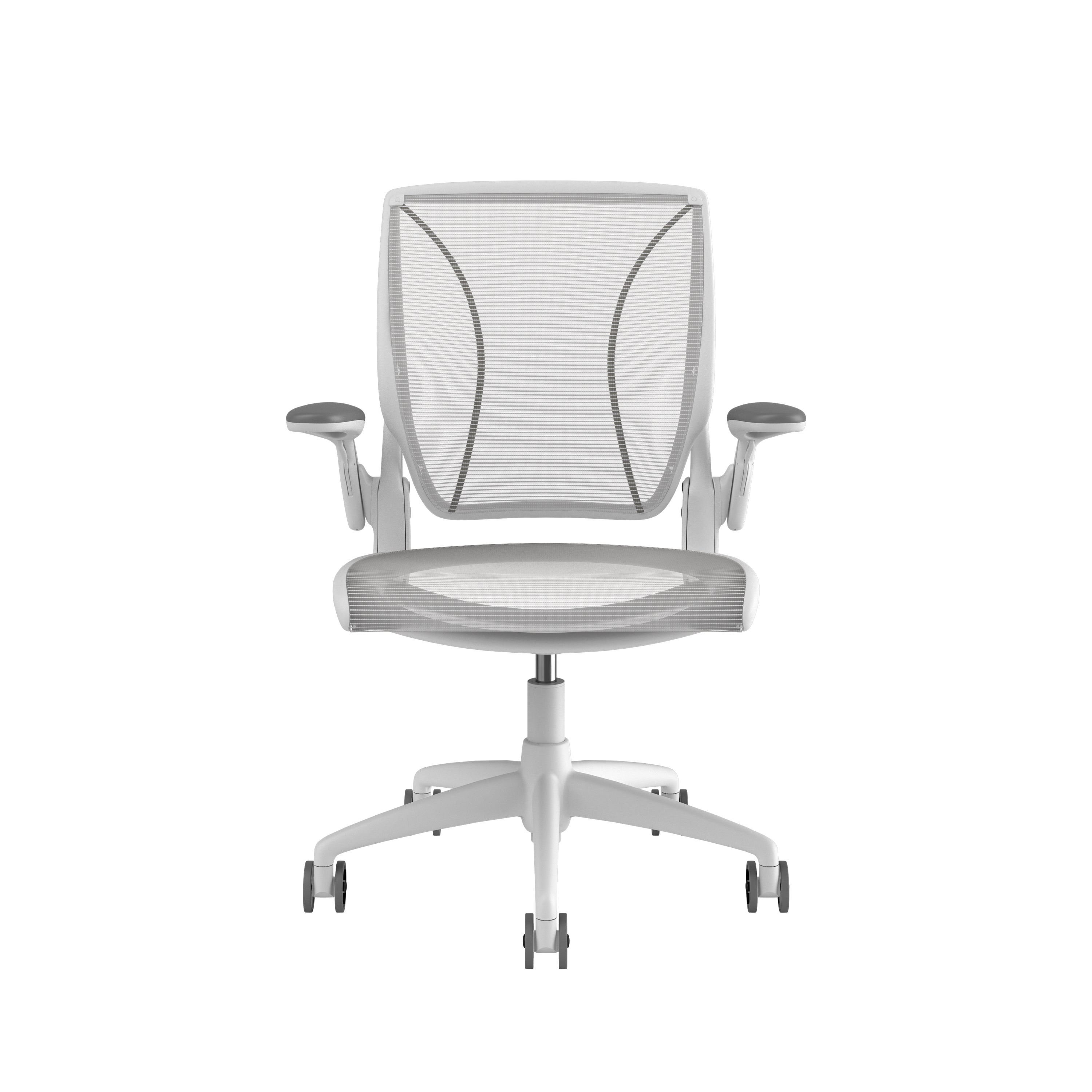 Humanscale World Chair Full Mesh - Adjustable Arms, soft casters