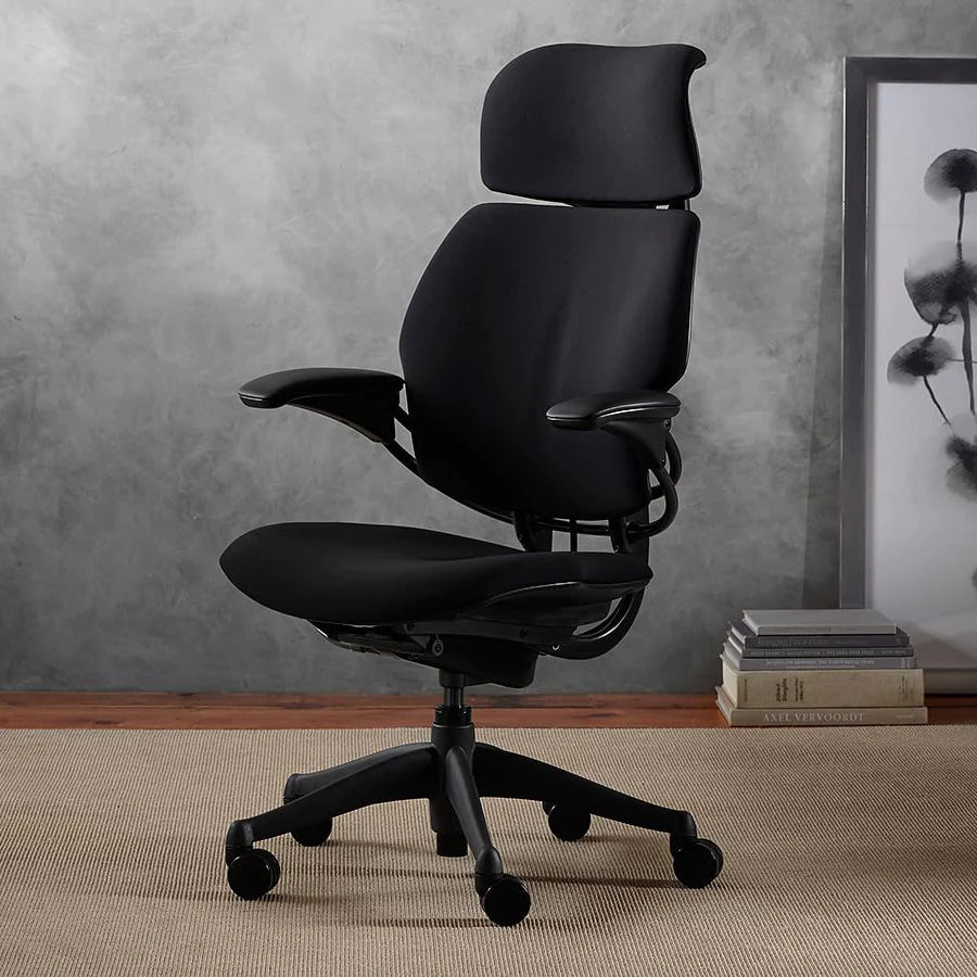 Humanscale Freedom Headrest Chair Black Fabric - Open Box